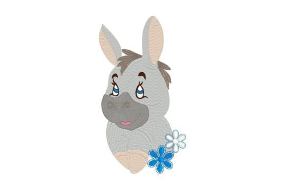 Adorable Donkey Girl Applique: A Craft Fair Review