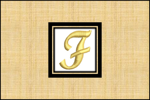 Gold Font-F: Elevating Holiday Embroidery Collections