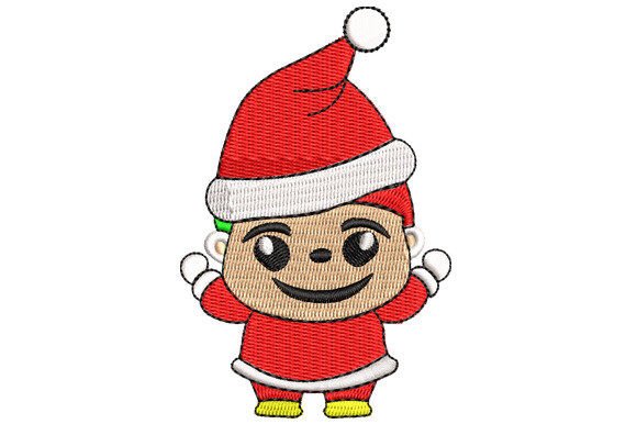 Review: Christmas Santa Claus Cartoon for Holiday Embroidery
