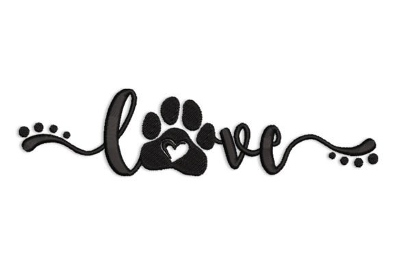 Review: Love with Paw Print and Heart Embroidery