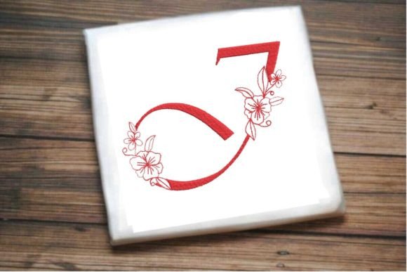Reviewing the J Floral Monogram Letter Design