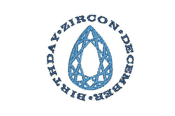 Zircon Faceted Pear December Birthday Review